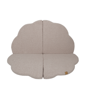 Play Mat for Kids - Cloud Shaped Bearly Light Grey