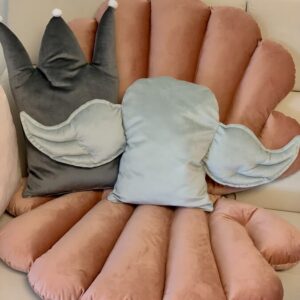 Decorative Cushion "Wings" - Grey