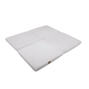 Play Mat for Kids - Square Bearly White