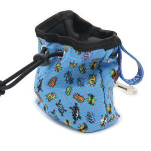 Dog treat Bag - Blue Graffiti