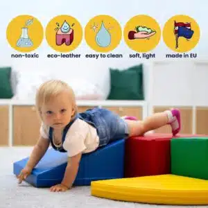 Soft Play 10 Foam Block Set - Multicolor Creativity