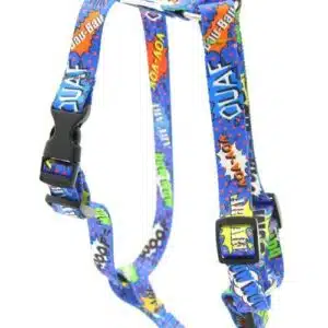 Nylon Harness – Blue Graffiti