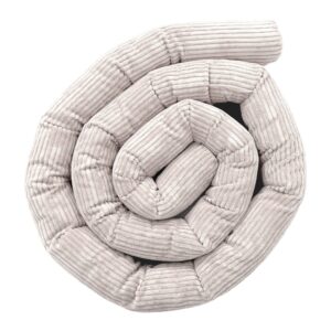 Protective Roll Bumper for Baby Crib – Ecru