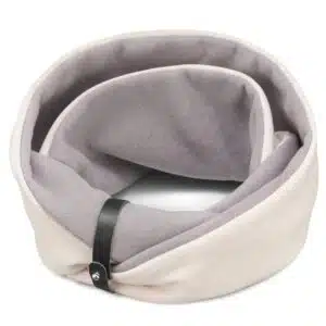 Simo Neck Warmer - White Sand & Steel Grey