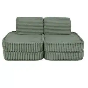 Small Modular Sofa for Kids - Churros Sage Green